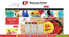 Desktop Screenshot of kemasanprimer.com