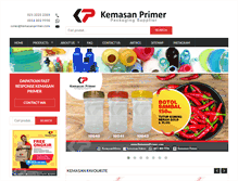 Tablet Screenshot of kemasanprimer.com